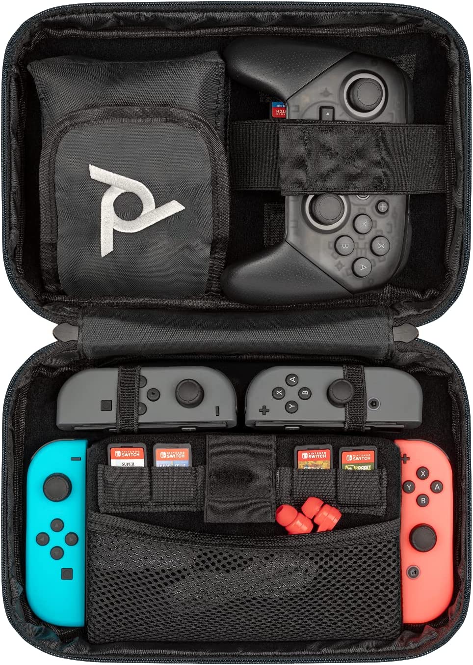 PDP Gaming Officially Licensed Switch Commuter Case - Zelda Breath of the WIld - Semi-Hardshell Protection - Protective PU Leather - Holds 14 Games - Works with Switch OLED &amp; Lite - Perfect for Travel