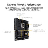 ASUS TUF Gaming B760-PLUS WiFi D4 Intel(13th and 12th Gen) LGA 1700 ATX Motherboard,PCIe 5.0,3xPCIe 4.0 M.2 Slots,DDR4,2.5Gb LAN,USB 3.2 Gen 2x2 Type-C,Front USB 3.2 Gen 2 Type-C®, Thunderbolt(USB4®)