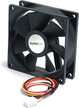 StarTech.com 90x25mm High Air Flow Dual Ball Bearing Computer Case Fan w/ TX3 (FAN9X25TX3H), Black 90x25mm TX3 - High Air Flow