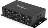 StarTech.com 8 Port USB to Serial RS232 Adapter - Wall Mount - Din Rail - COM Port Retention - FTDI USB to DB9 RS232 Hub (ICUSB2328I) 8 Port Industrial Adapter