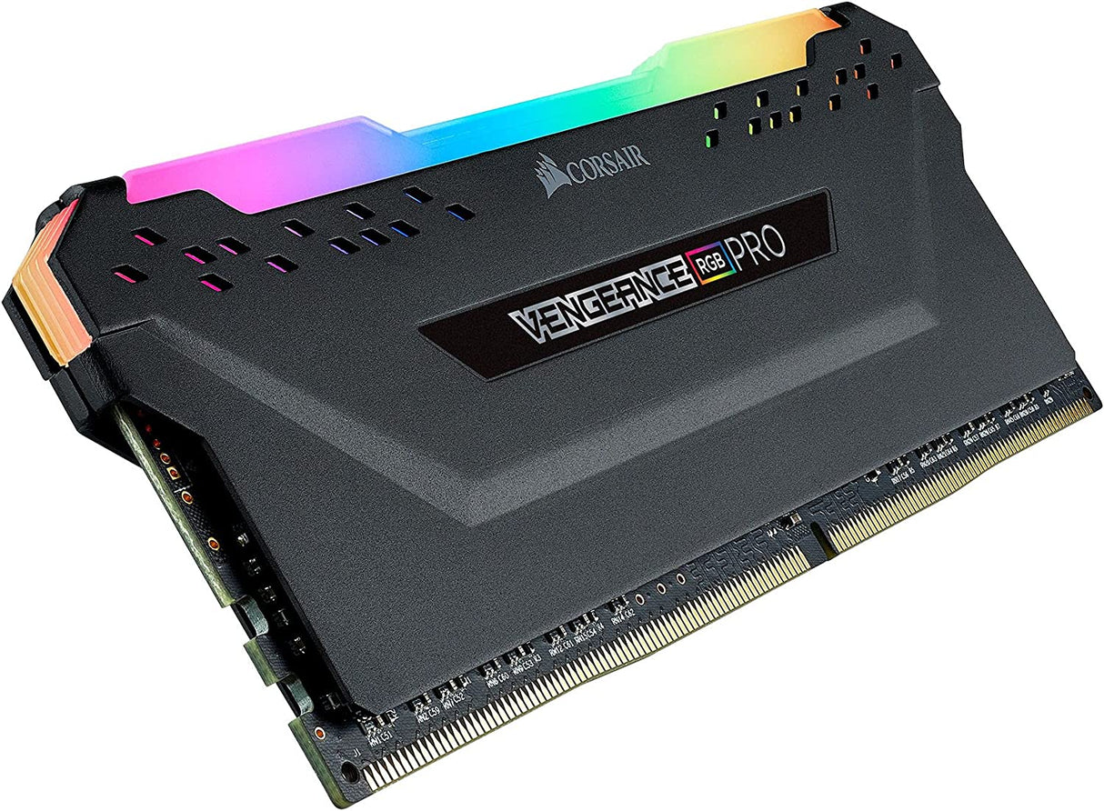 CORSAIR VENGEANCE RGB DDR5 RAM 32GB (2x16GB) 5600MHz CL40 Intel XMP iCUE  Compatible Computer Memory - Black (CMH32GX5M2B5600C40K)
