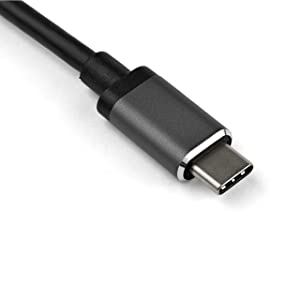 StarTech.com USB C Multiport Video Adapter - USB-C to 4K 60Hz DisplayPort 1.2 or 1080p VGA Monitor Adapter - USB Type-C 2-in-1 DP (HBR2 HDR)/VGA Display Converter- Thunderbolt 3 Compatible (CDP2DPVGA)