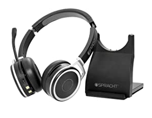 Spracht ZUMBTP-400 Zum BT Prestige Wireless Bluetooth Headset with Base Black One Size