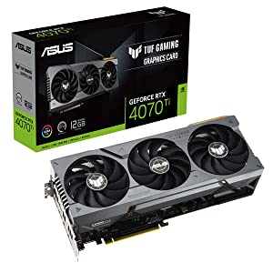 ASUS TUF Gaming NVIDIA GeForce RTX™ 4070 Ti Gaming Graphics Card (PCIe 4.0, 12GB GDDR6X, HDMI 2.1a, DisplayPort 1.4a) TUF-RTX4070TI-12G