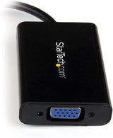 StarTech.com Micro HDMI to VGA Adapter Converter w/ Audio for Smartphones / Ultrabooks / Tablets 1920x1080 - Micro HDMI Male to VGA Female (MCHD2VGAA2)