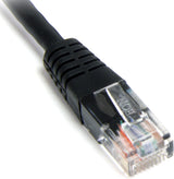 StarTech.com 15 ft. (4.6 m) Cat5e Ethernet Cable - Power Over Ethernet - Molded - Black - Ethernet Network Cable (M45PATCH15BK) 15 ft / 4.5m Black