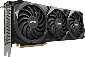 MSI Gaming GeForce RTX 3060 8GB GDRR6X 256-Bit HDMI/DP Nvlink Torx Fan 4 RGB Ampere Architecture OC Graphics Card (RTX 3060 Ti Ventus 3X 8GD6X OC)