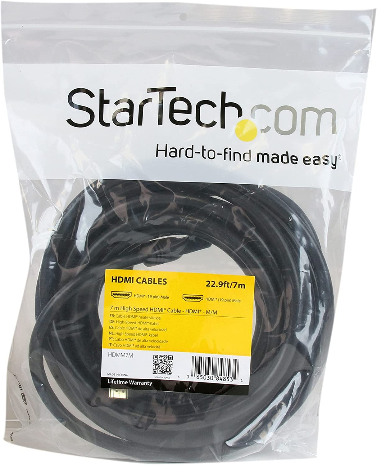 StarTech.com Câble HDMI haute vitesse Ultra HD 4k x 2k de 7m