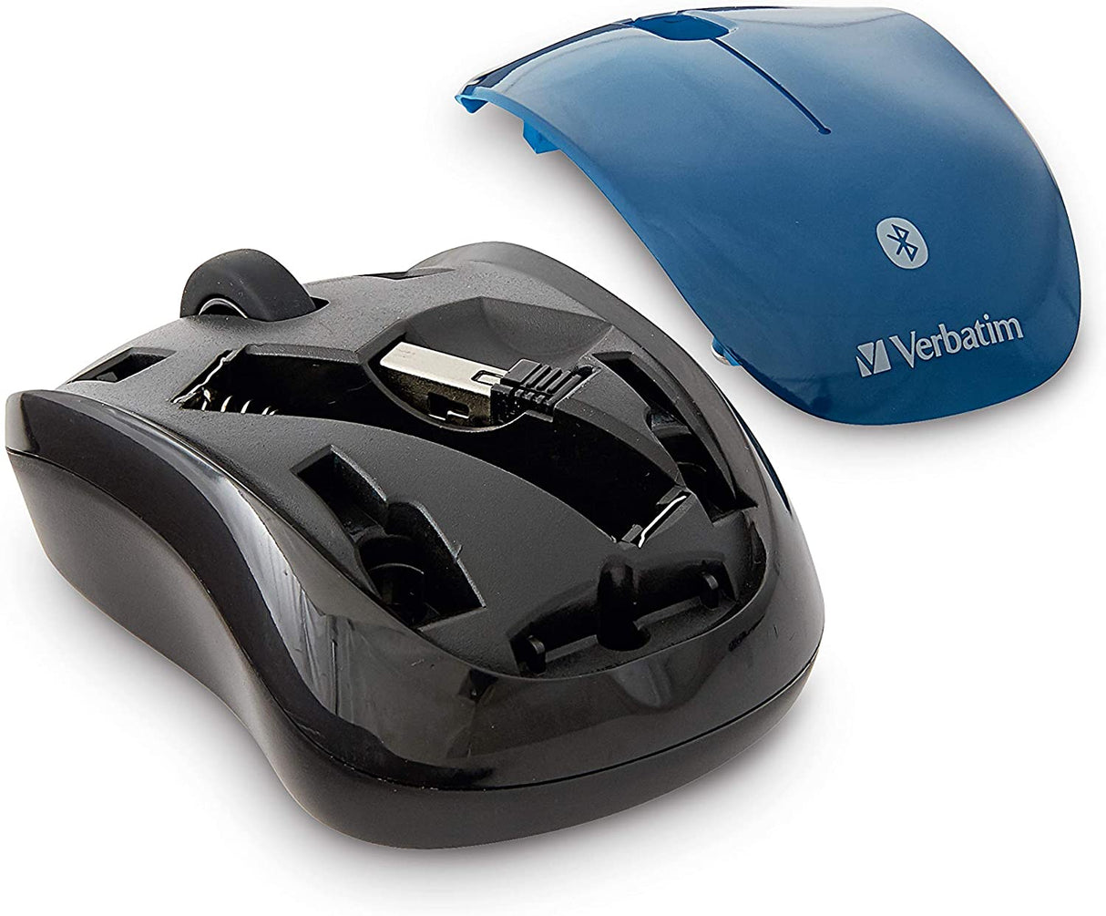 Verbatim Bluetooth Wireless Tablet Multi-Trac Blue LED Mouse - Dark Teal