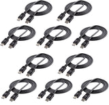 Startech 6ft (2m) DisplayPort 1.2 Cable 10 Pack, 4K Ultra HD VESA Certified DisplayPort Cable, HBR2, DP to DP Cable for Monitor, Latching DP Connectors - DP 1.2 Cable Male/Male (DISPLPORT6L10PK)