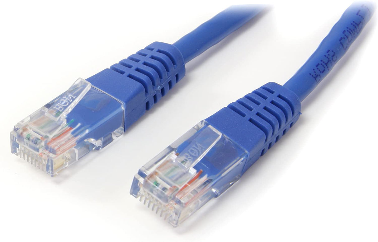 StarTech.com 100 ft Cat5e Patch Cable with Molded RJ45 Connectors - Blue - Cat5e Ethernet Patch Cable - 100ft UTP Cat 5e Patch Cord (M45PATCH100B) 100 ft / 30.5m Blue