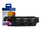 Brother LC71 3-Pack Innobella Standard Yield -Ink -Cartridges - Retail Packaging - Cyan/Yellow/Magenta