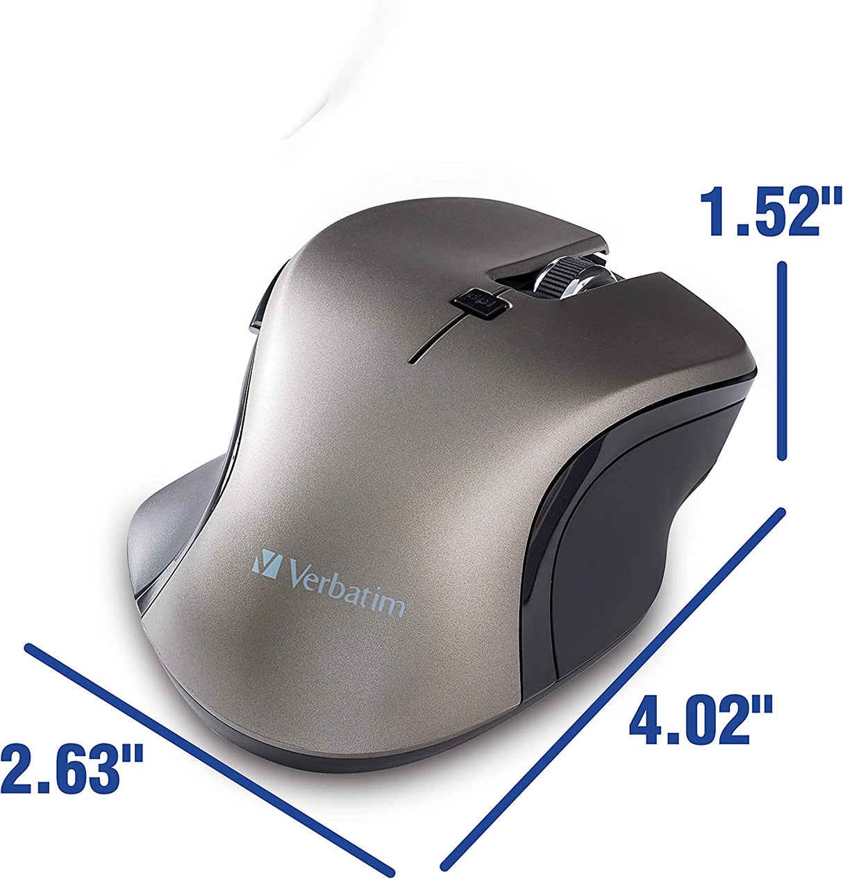 Verbatim USB-C™ Wireless Blue LED Mouse - Graphite