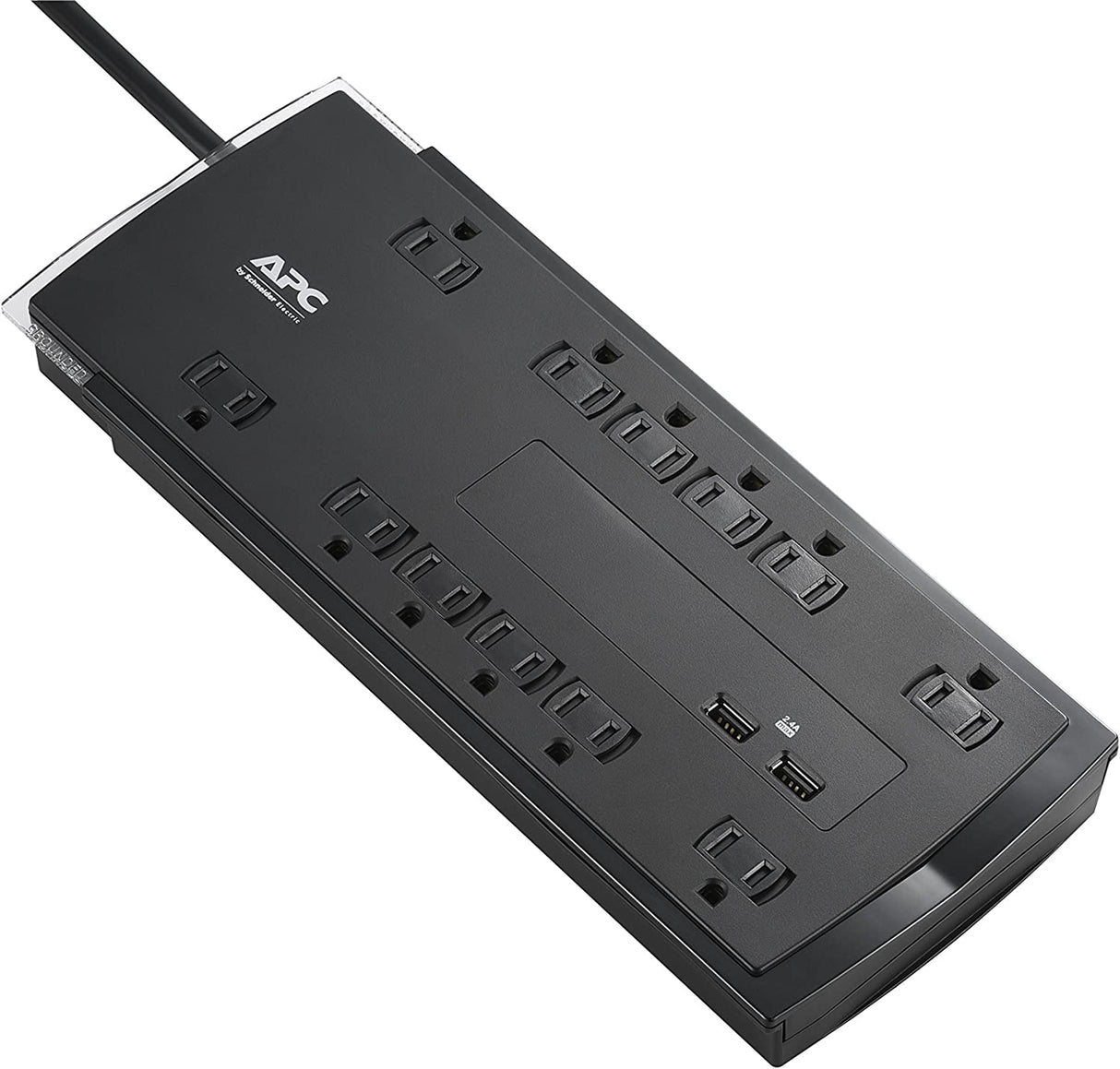 APC Surge Protector Power Strip with USB Ports, P12U2, 4320 Joule, 12 Outlet Surge Protector 12 Outlet Power Strip