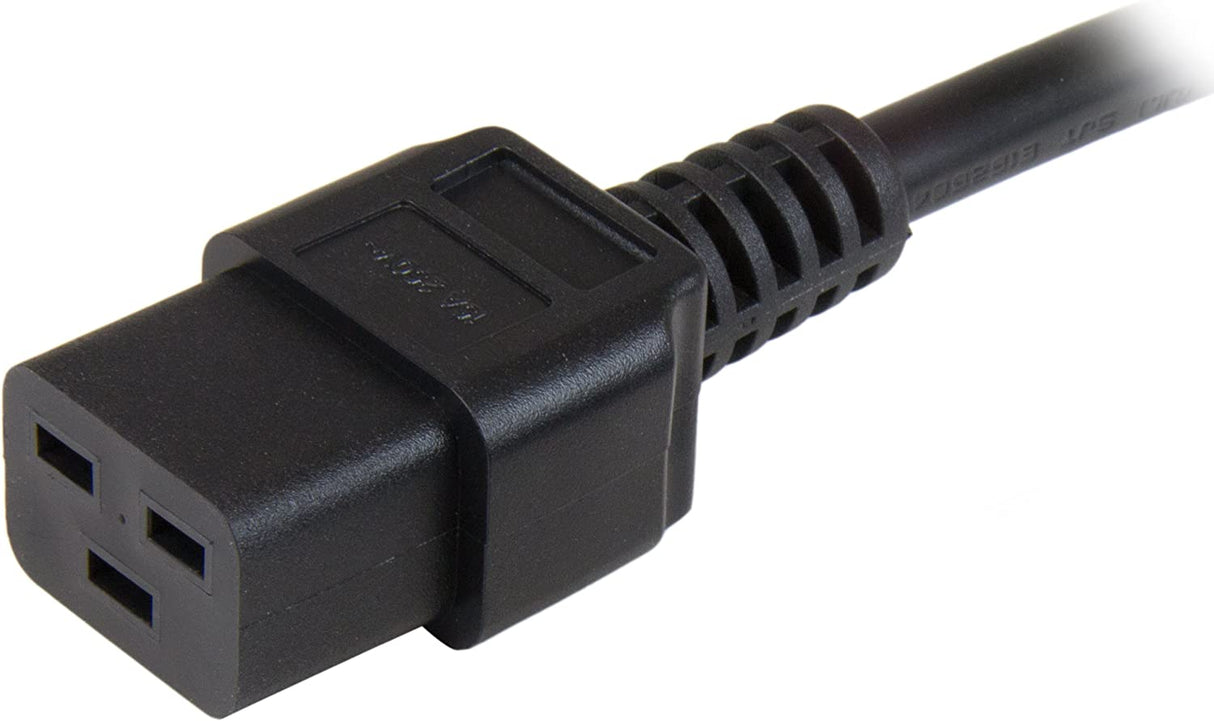 StarTech.com 3 ft Heavy Duty 14 AWG Computer Power Cord - C14 to C19 - 14 AWG Power Cable - IEC 320 C14 to IEC 320 C19 Power Cord (PXTC14C19143)