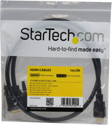 StarTech.com 3 ft HDMI to DVI-D Cable - HDMI to DVI Adapter / Converter Cable - 1x DVI-D Male, 1x HDMI Male - Black, 3 feet (HDDVIMM3) 3 ft / 1 m 1 pack