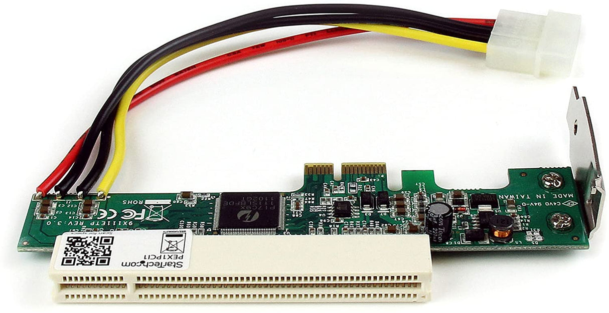 StarTech.com PCI Express to PCI Adapter Card - PCIe to PCI Converter Adapter with Low Profile / Half-Height Bracket (PEX1PCI1)