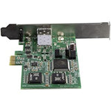 StarTech.com PCI Express Gigabit Ethernet Fiber Network Card w/Open SFP - PCIe GbE SFP Network Card Adapter NIC - Fiber Optic SFP Adapter (PEX1000SFP2) Open SFP Slot (Female)