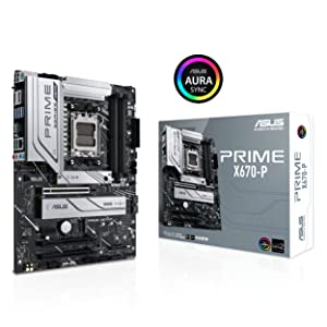 ASUS Prime X670-P Socket AM5 (LGA 1718) Ryzen 7000 ATX Motherboard