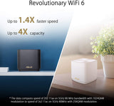 ASUS ZenWiFi AX Mini,Mesh WiFi 6 System (AX1800 XD4 3PK)-Whole Home Coverage up to 4800 sq.ft &amp; 5+ Rooms, AiMesh, White