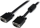 StarTech.com 15 ft Coax High Resolution Monitor VGA Cable - HD15 M/M - 15ft HD15 to HD15 Cable - 15ft VGA Monitor Cable (MXT105MMHQ), Black 15 ft / 4.5m Standard Packaging