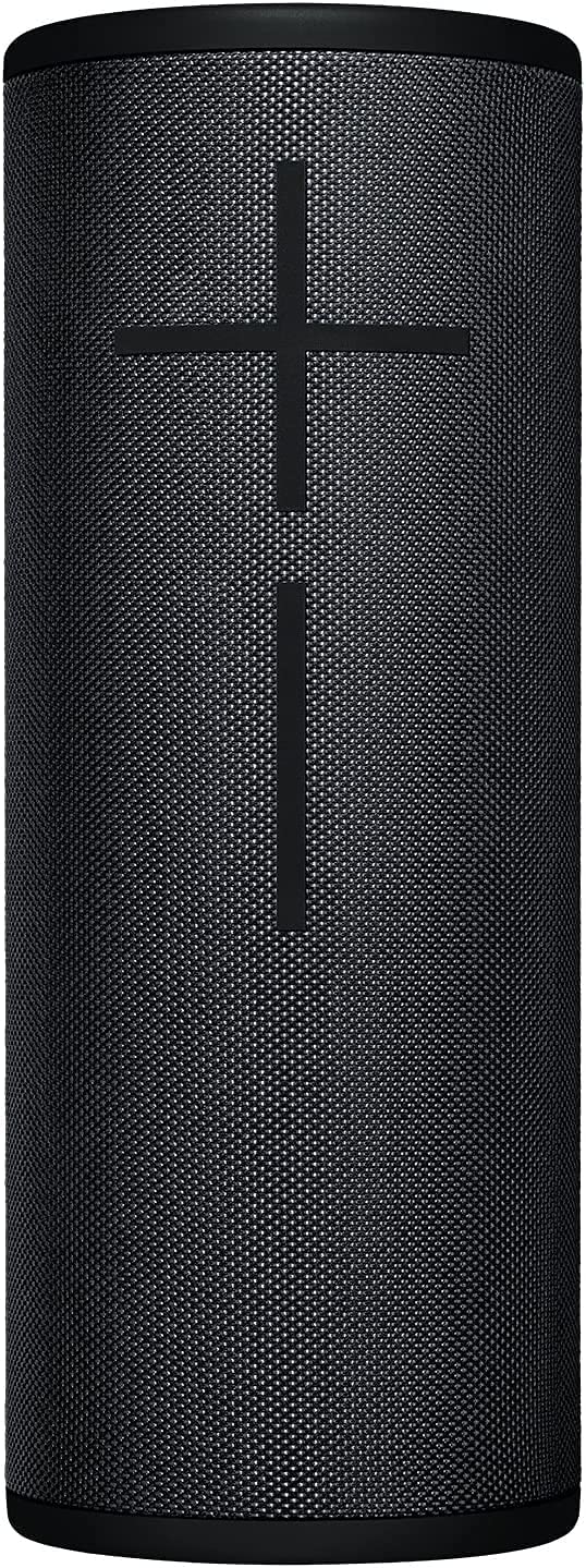 Ultimate Ears MEGABOOM 3 Portable Wireless Bluetooth Speaker (Powerful Sound + Thundering Bass, Bluetooth, Magic Button, Waterproof, Battery 20 hours) - Night Black Night Black Single