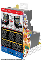 My Arcade Street Fighter 2 Champion Edition Micro Player-Fully Playable, Includes CO/VS Link for Multiplayer Action, 7.5 Inch Collectible, Full Color Display, Battery or Micro USB Powered