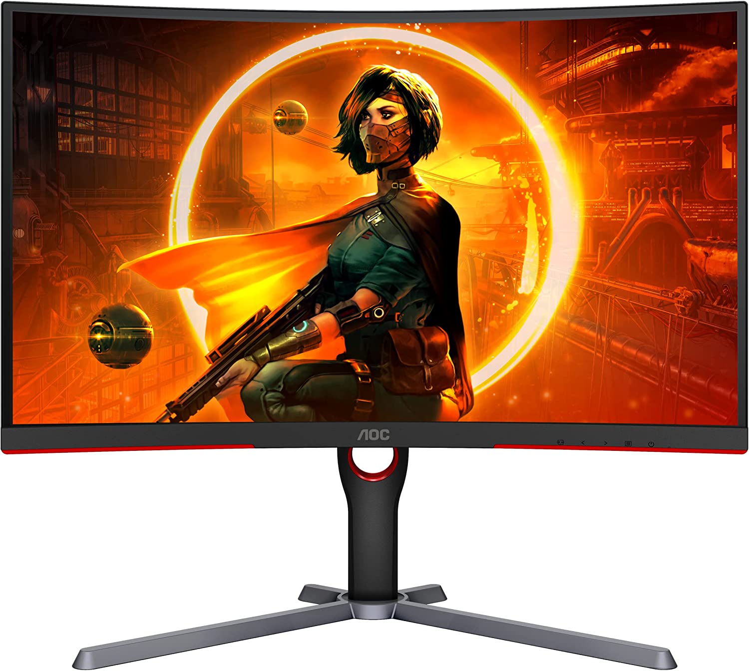 AOC Gaming CQ27G3S Frameless Curved Gaming Monitor, QHD 2K