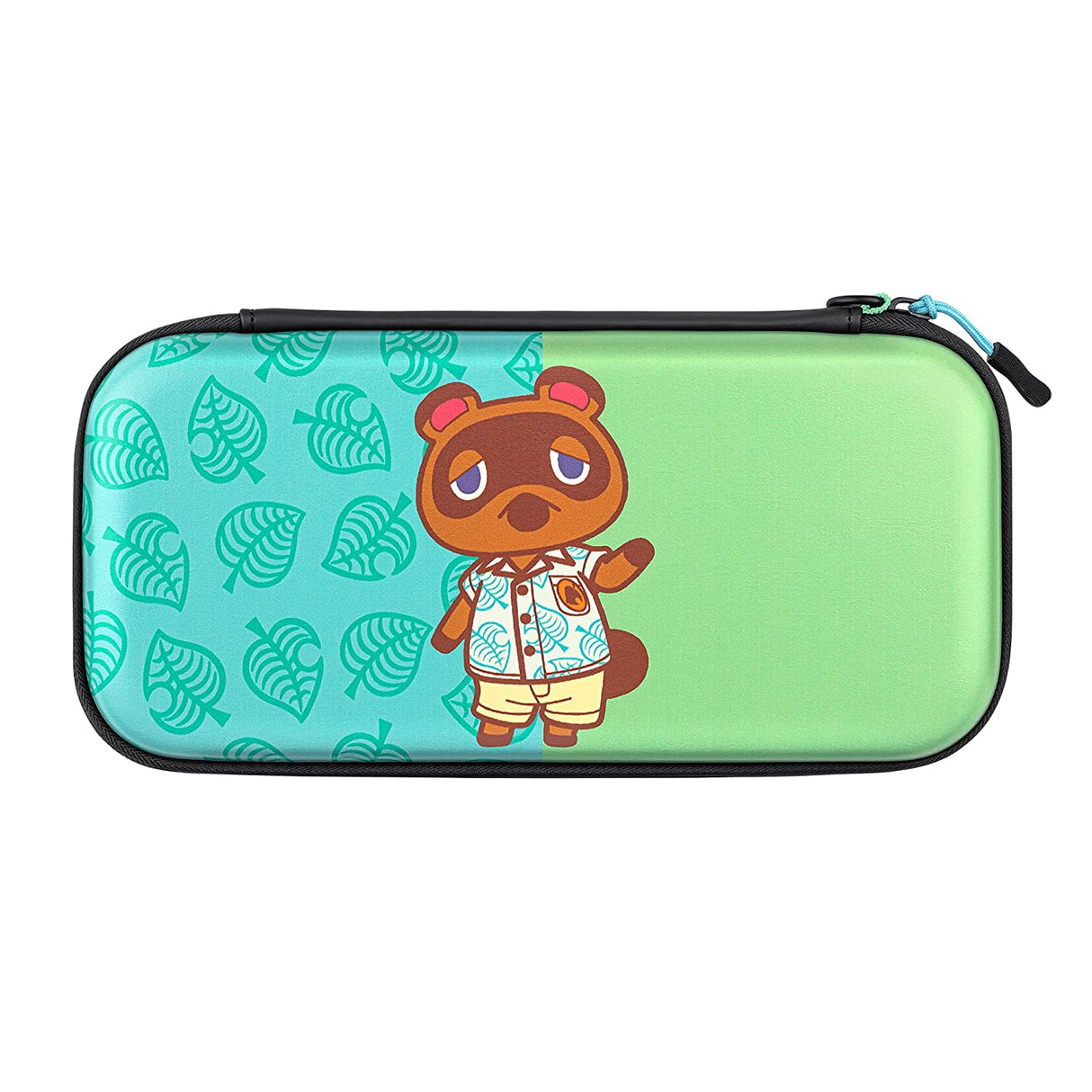 PDP Gaming Officially Licensed Switch Slim Deluxe Travel Case - Animal Crossing - Semi-Hardshell Protection - Protective PU Leather - Holds 14 Games - Works with Switch OLED &amp; Lite - Perfect for Kids Animal Crossing Tom Nook