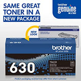 Brother Genuine Standard Yield Toner Cartridge, TN630, Replacement Black Toner, Page Yield Up To 1,200 Pages, Amazon Dash Replenishment Cartridge