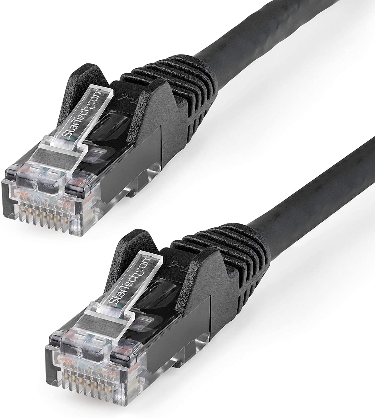 Startech 15ft (4.6m) CAT6 Ethernet Cable - LSZH (Low Smoke Zero Halogen) - 10 Gigabit 650MHz 100W PoE RJ45 UTP Network Patch Cord Snagless w/Strain Relief - Black CAT 6 ETL Verified (N6LPATCH15BK) 15 ft Black