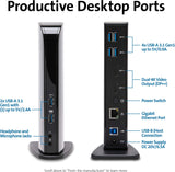 Kensington SD4100v Universal Dual 4K USB 3.0 Docking Station (K38255NA) USB-A Dual 4k