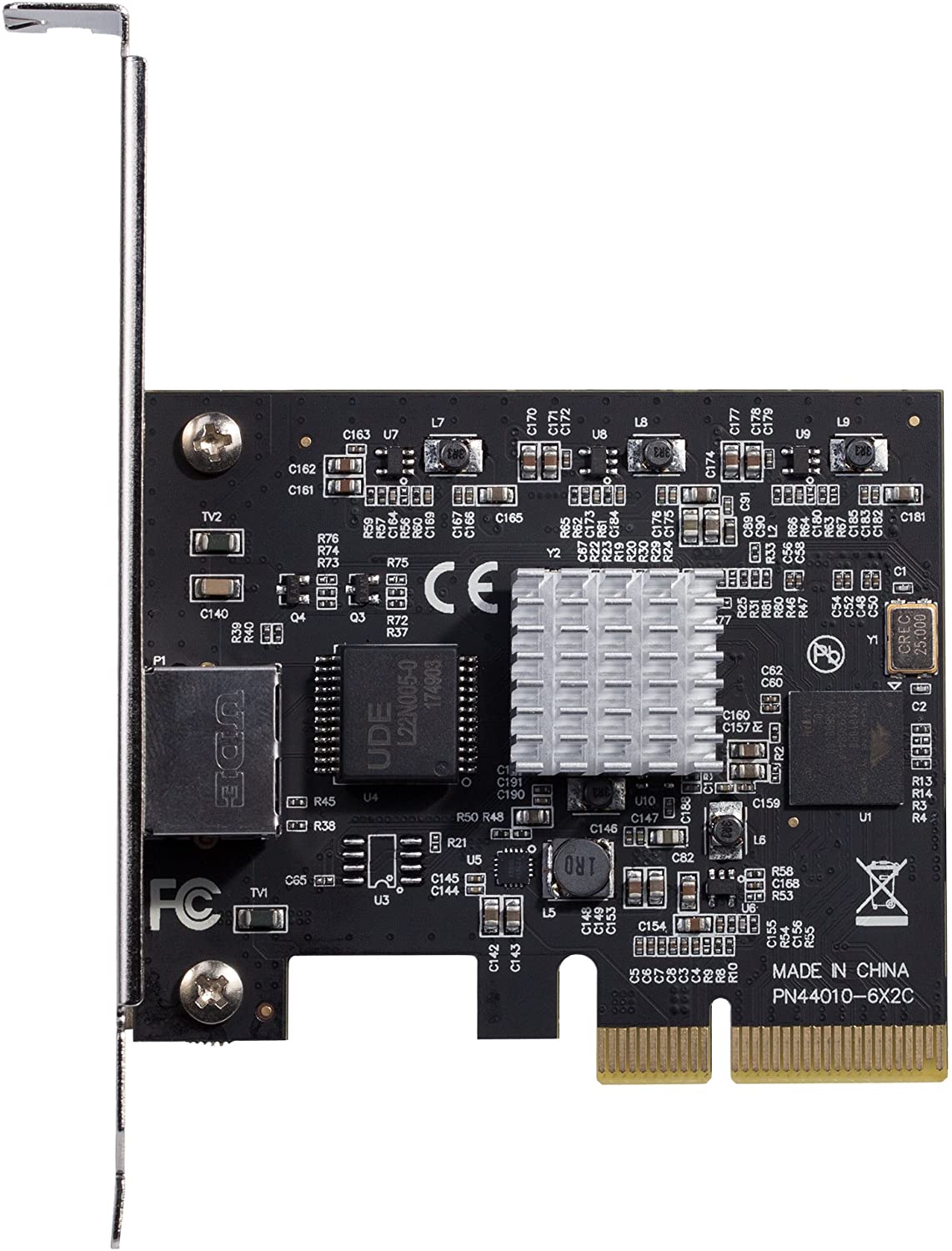 StarTech.com 1 Port PCI Express 10GBase-T/NBASE-T Ethernet Network Card - 5-Speed Network Support: 10G/5G/2.5G/1G/100Mbps - PCIe 2.0 x4 (ST10GSPEXNB) 10 Gigabit Ethernet w/ Nbase-T (10G/5G/2.5G/1G/100Mbps) PCI Express