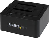 Startech USB 3.0 / eSATA Dual Hard Drive Docking Station with UASP for 2.5/3.5in SATA SSD / HDD - SATA 6 Gbps USB 3.0 Dual Drive Dock