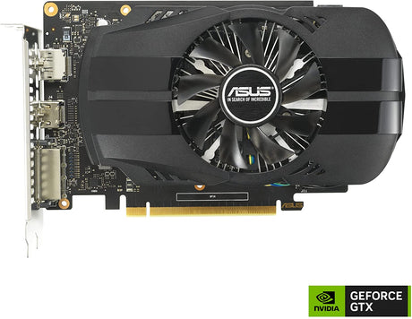 ASUS Phoenix NVIDIA GeForce GTX 1650 OC Edition Gaming Graphics Card (PCIe 3.0, 4GB GDDR6 Memory, HDMI 2.0, DisplayPort 1.4a, DVI-D, Dual Ball Fan Bearings, Auto-Extreme)