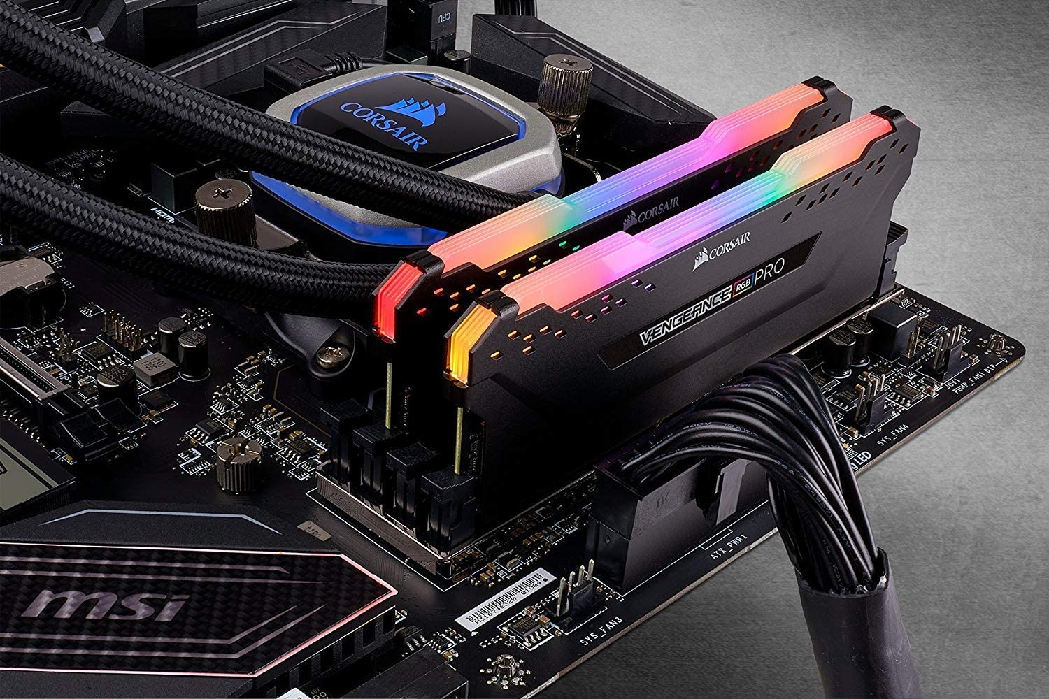 CORSAIR VENGEANCE RGB PRO 32GB (2x16GB) DDR4 3600 (PC4-28800) C18