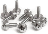 StarTech.com M5 Mounting Screws for Server Racks and Cabinets - 50 Pack - Screw kit (pack of 50) - CABSCREWS Silver Mounting Screws Silver Mounting Screws