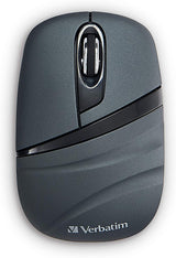 Verbatim 2.4G Wireless Mini Travel Optical Mouse with Nano Receiver for Mac and PC - Graphite