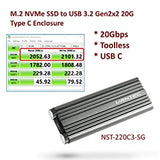 Nexstar M.2 NVMe SSD to USB 3.2 Gen2x2 20G Type C Enclosure (NST-220C3-SG)