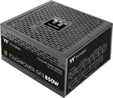 Thermaltake Toughpower GF3 850W 80+ Gold Full Modular SLI/Crossfire Ready ATX 3.0 Standard Power Supply, PCIe Gen.5 12VHPWR Connector Included, PS-TPD-0850FNFAGU-4, 10 Year Warranty Black 850W GF3 ATX3.0