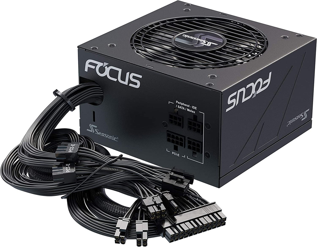 Seasonic Focus SSR-850FM, 850W 80+ Gold, Semi-Modular, Fits All ATX Systems, Fan Control in Silent and Cooling Mode, 7 Year Warranty, Perfect Power Supply for Gaming and Various Application