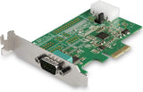 StarTech.com 1-port PCI Express RS232 Serial Adapter Card - PCIe RS232 Serial Host Controller Card - PCIe to Serial DB9 - 16950 UART - Low Profile Expansion Card - Windows &amp; Linux (PEX1S953LP)