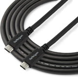StarTech.com 6 ft (1.8 m) USB C to USB C Cable - 5A, 100W PD 3.0 - Certified Works with Chromebook - USB-IF Certified - M/M - USB 3.0 5Gbps - USB C Charging Cable - USB Type C Cable (USB315C5C6)
