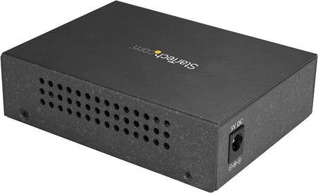 StarTech.com Multimode (MM) SC Fiber Media Converter for 10/100/1000 Network - 550m Range - Gigabit Ethernet - 850nm - Full Duplex (MCMGBSCMM055) No Chassis Mount 550m | Gigabit