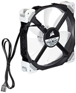 Corsair ML140 Pro LED, White, 140mm Premium Magnetic Levitation Cooling Fan,CO-9050046-WW White 140mm Pro Single Pack