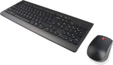 Lenovo 510 Wireless Keyboard &amp; Mouse Combo, 2.4 GHz Nano USB Receiver, Full Size, Island Key Design, Left or Right Hand, 1200 DPI Optical Mouse, GX30N81775, Black