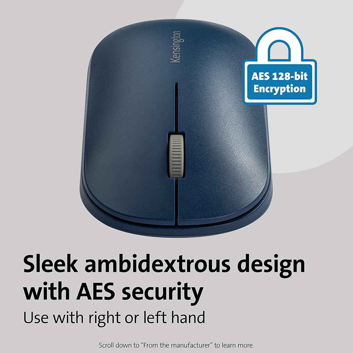 Kensington SureTrack Dual Wireless Mouse- Blue (K75350WW)