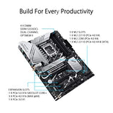 ASUS Prime Z790-P WiFi D4 LGA 1700(Intel® 12th&amp;13th Gen) ATX Motherboard (PCIe 5.0,DDR4,14+1DrMOS,3X M.2,WiFi 6, Bluetooth v5.2,2.5Gb LAN, Front Panel USB 3.2 Gen 2 USB Type-C®, Thunderbolt™ 4/USB4)