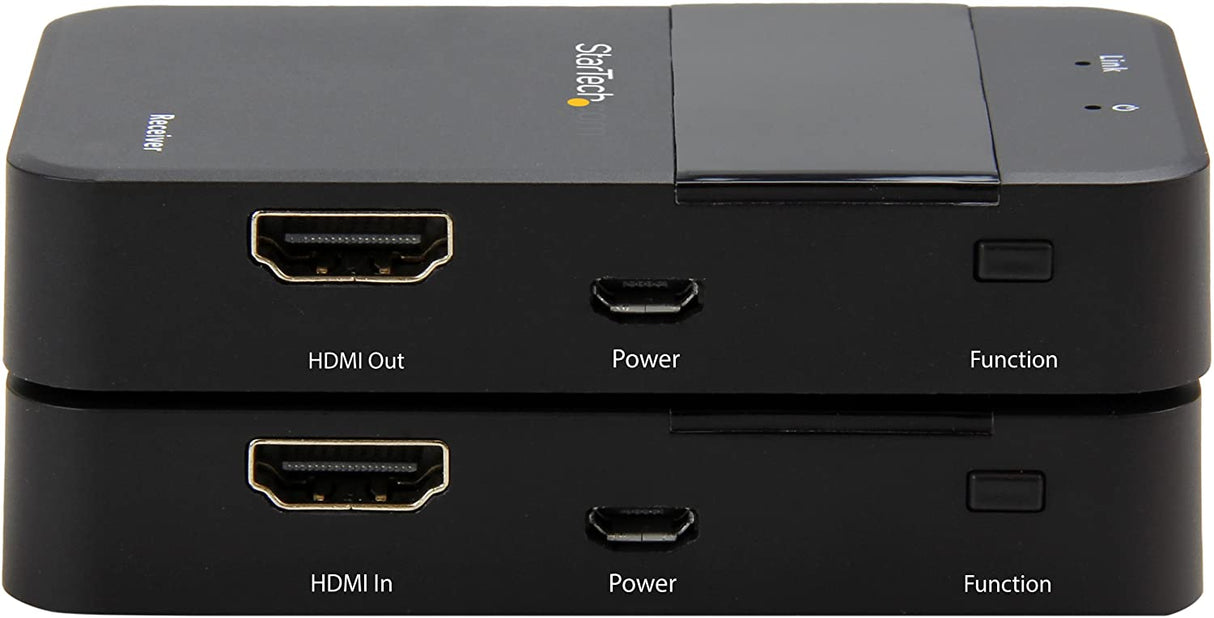 StarTech.com HDMI Over Wireless Extender - Wireless HDMI Video - 65 ft (20 m) - 1080p (ST121WHDS), Black