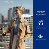 Philips Fidelio T1 True Wireless Headphones with Active Noise Canceling Pro+, Audiophile Quality, Black Black Fidelio | ANC PRO+